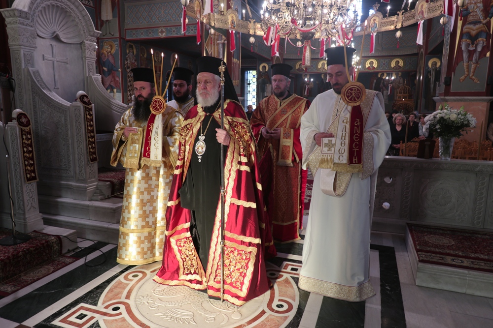 Τρισαρχιερατική Θεία Λειτουργία στον Μητροπολιτικό Ναό Λαγκαδά
