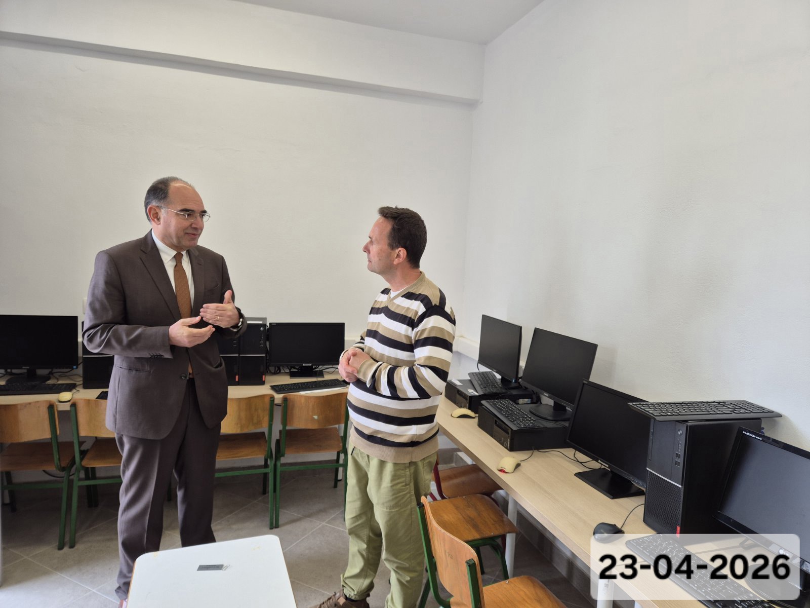 Επίσκεψη Δημάρχου Πάρου στο Δημοτικό Σχολείο Αγκαιριάς