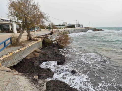 Έγκριση χρηματοδότησης 1 εκατ. ευρώ στη Νάξο για τις καταστροφές από την κακοκαιρία του Φεβρουαρίου