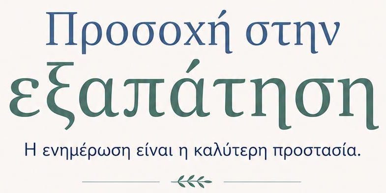 Σήμα κινδύνου από τις Αρχές – Αυξάνονται οι απόπειρες εξαπάτησης πολιτών, «καμπανάκι» και στη Νάξο