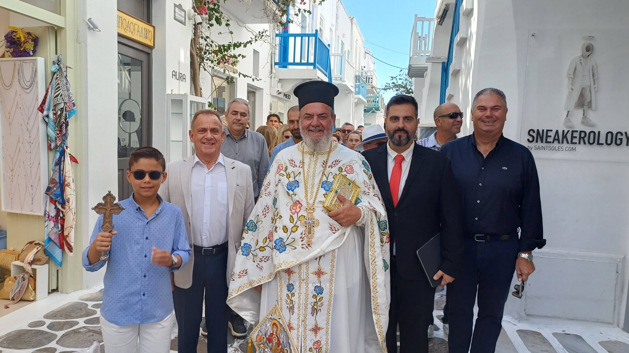 Οι ευχές του Δημάρχου Μυκόνου για τη γιορτή της Παναγίας της Τουρλιανής