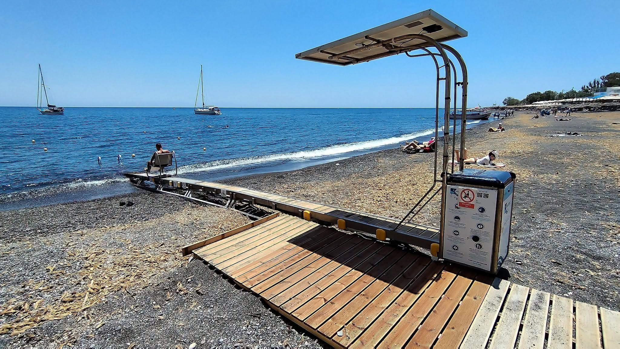 Σαντορίνη: Ξανά σε λειτουργία το σύστημα Seatrac στην παραλία της Περίσσας