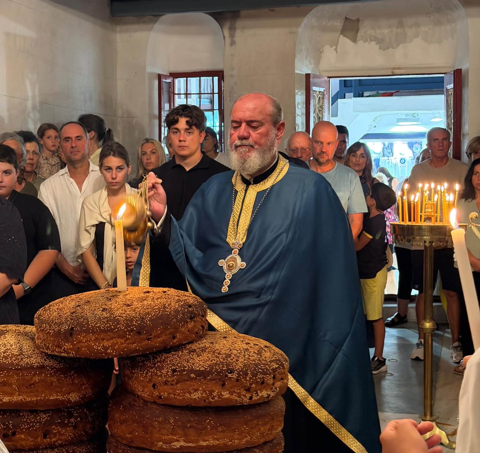 Με λαμπρότητα και τη συμμετοχή πλήθους πιστών ο Εσπερινός του Αγίου Ιωάννου του Προδρόμου στην Μπαρκιά