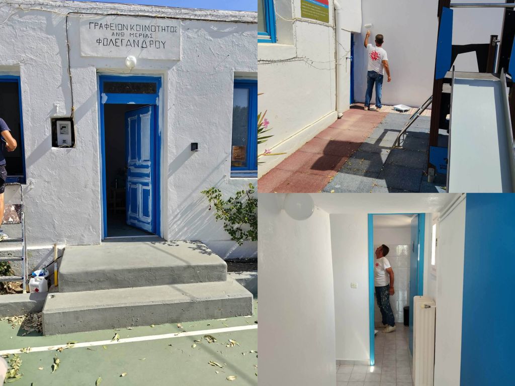 Έτοιμα να υποδεχθούν τους μαθητές τα σχολεία της Άνω Μεριάς στη Φολέγανδρο